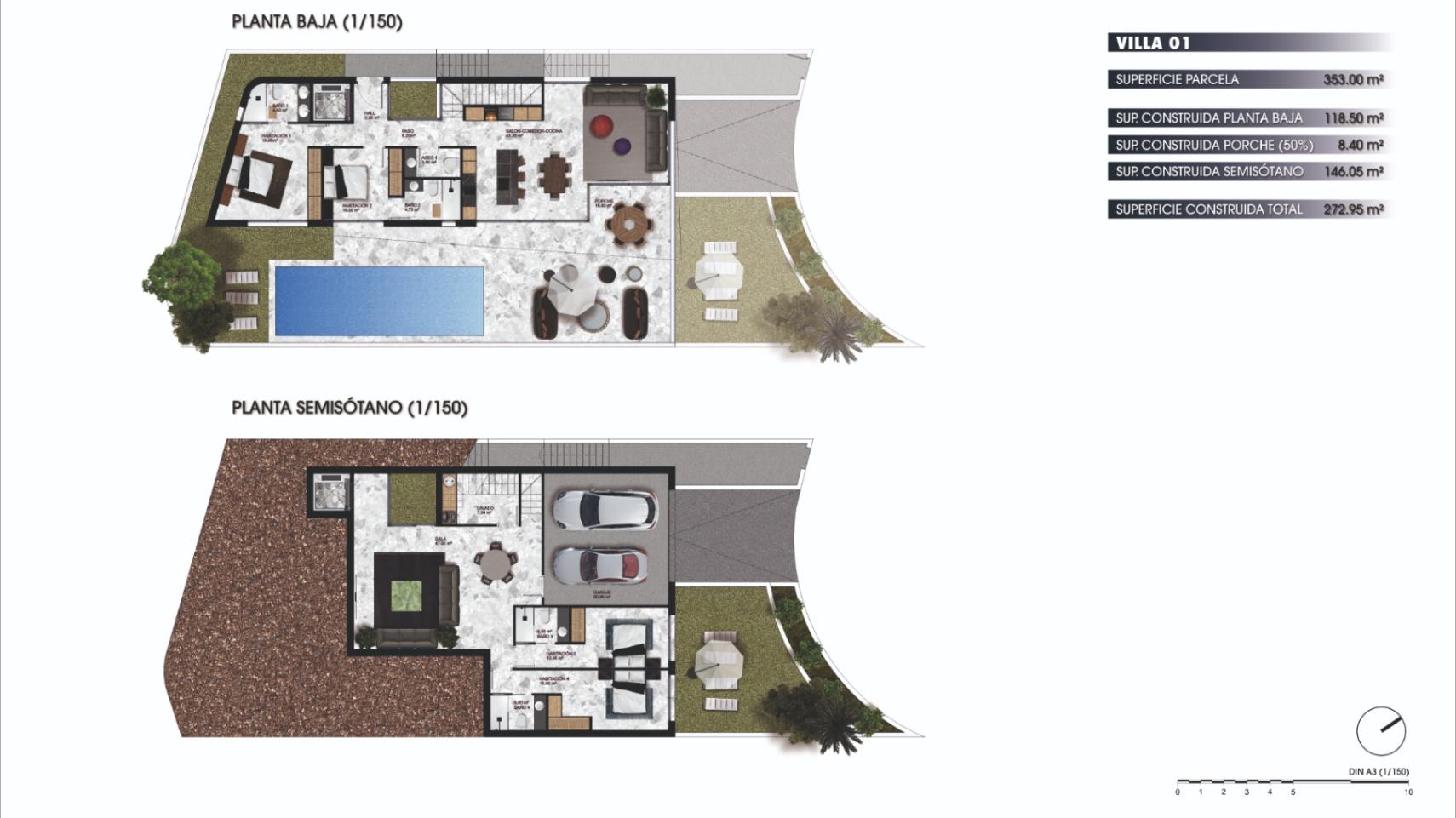 NE1487V - Newbuild Luxury Villas in Finestrat