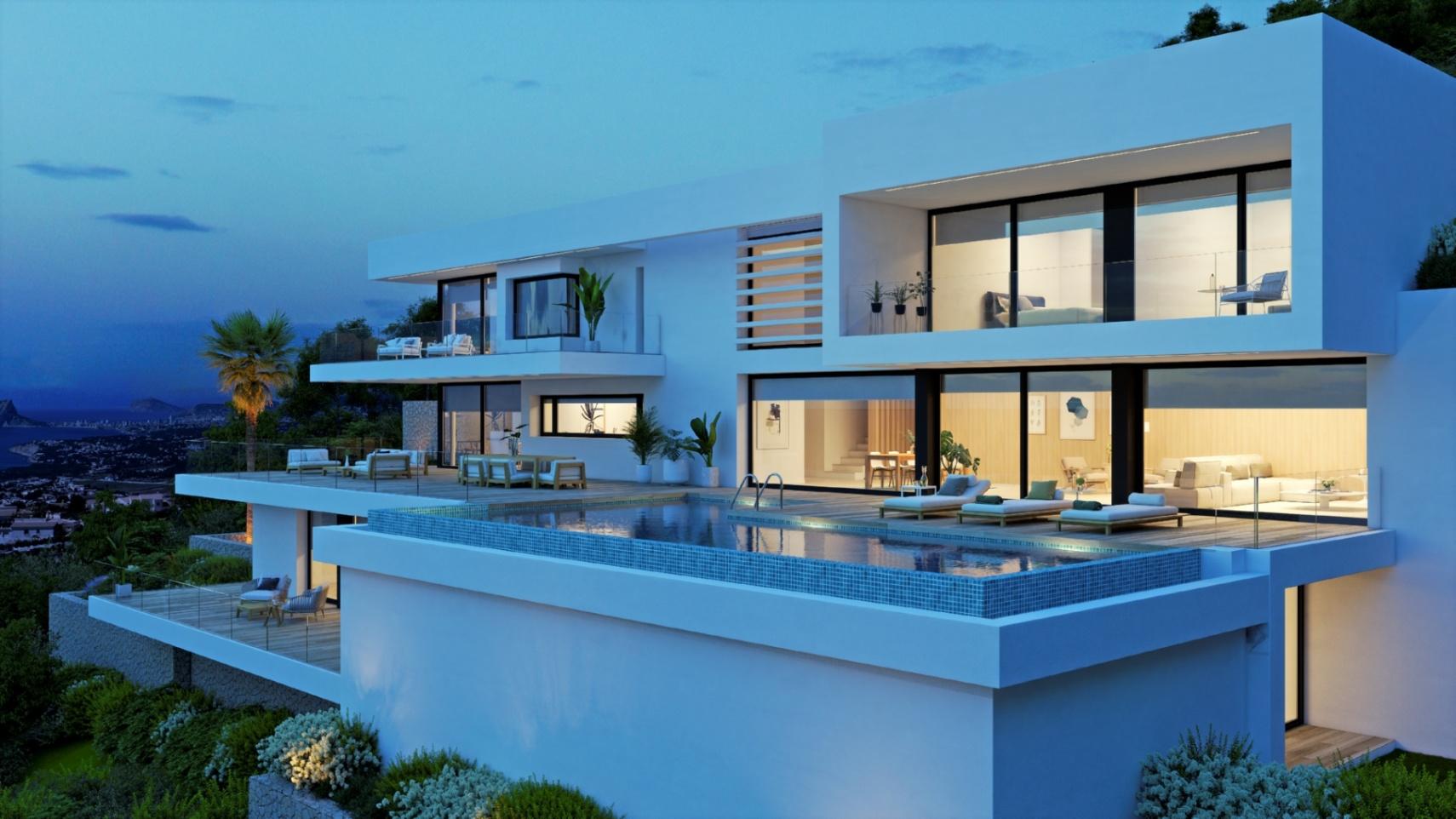 NE1221V - Luxury villa in Cumbre del Sol, Costa Blanca