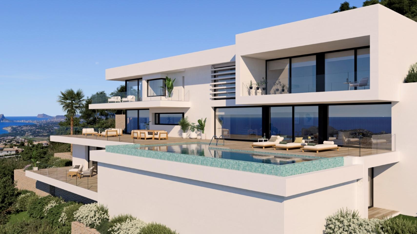 NE1221V - Luxury villa in Cumbre del Sol, Costa Blanca