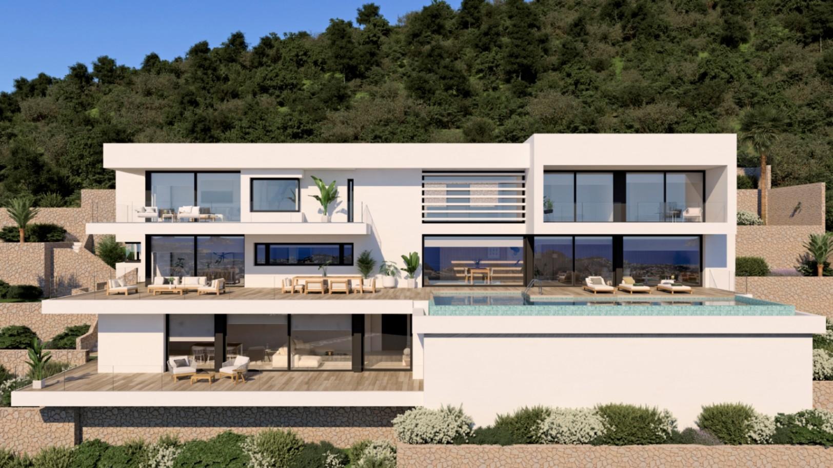 NE1221V - Luxury villa in Cumbre del Sol, Costa Blanca