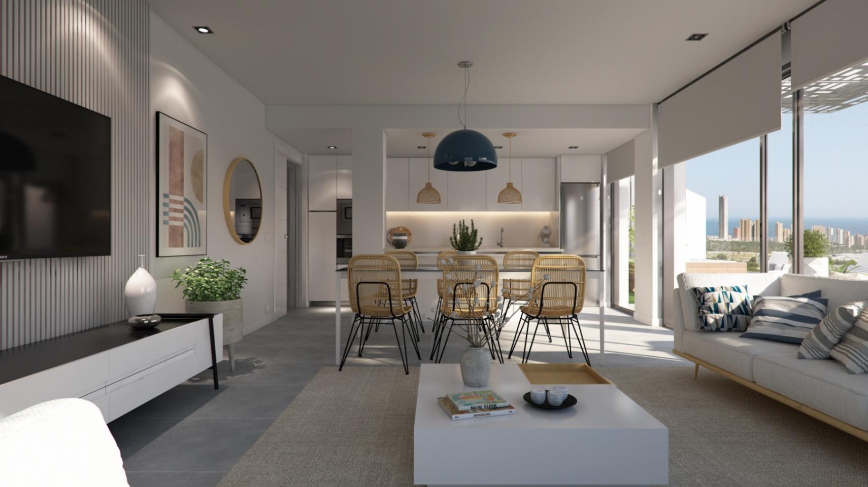 NE1298A - Stunning Sea View Apartments in a Private Resort – Finestrat