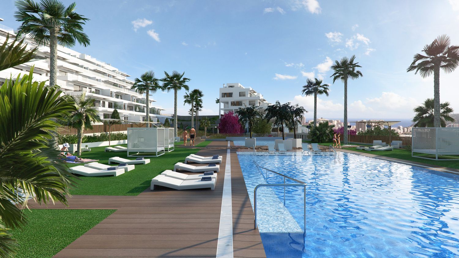 NE1298A - Stunning Sea View Apartments in a Private Resort – Finestrat