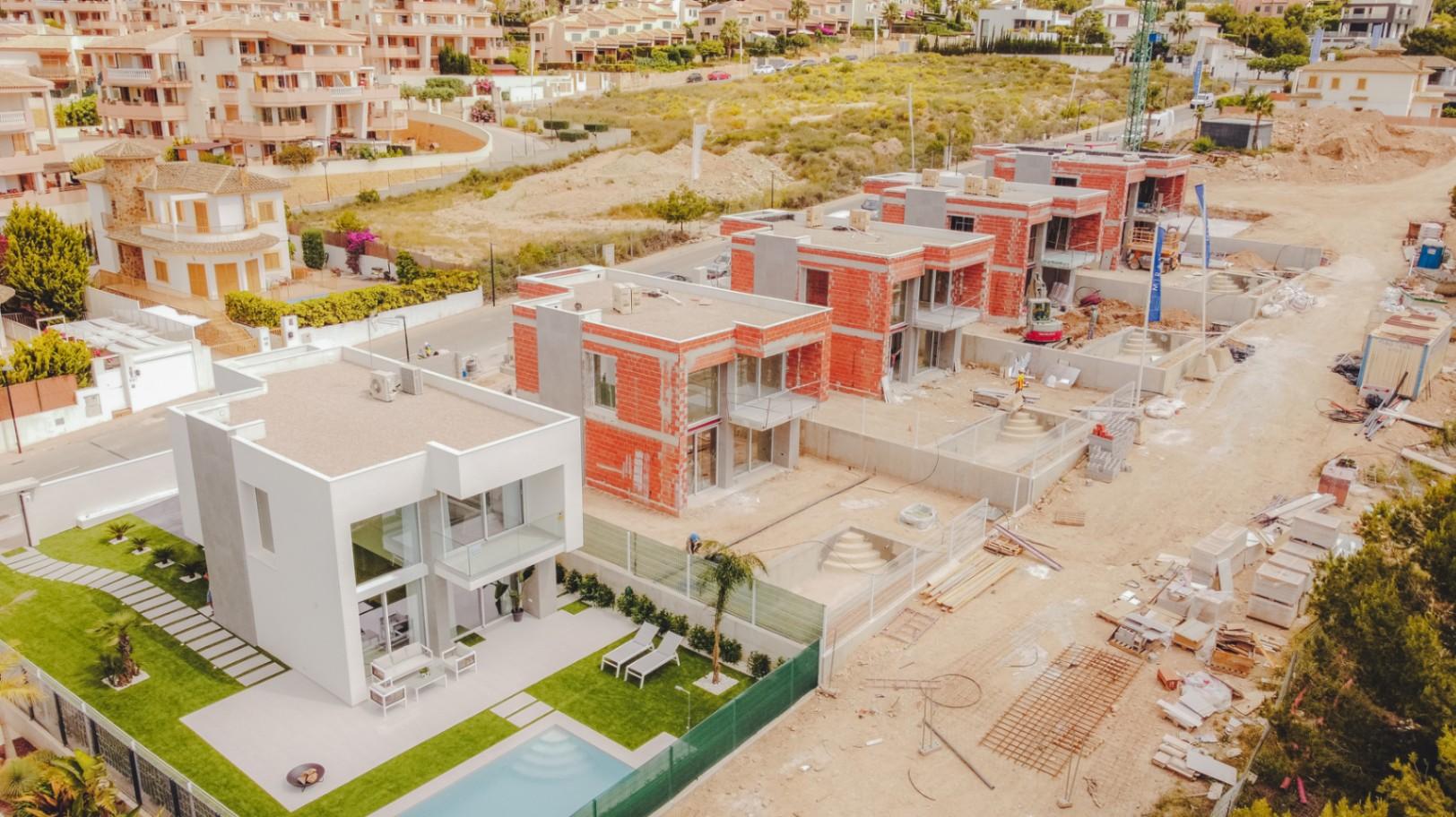 NE1233V - Minimalist dream villa with pool in Finestrat