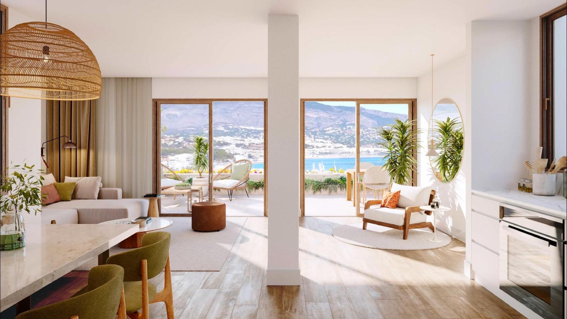 NE1300A - Penthouse for sale in Albir
