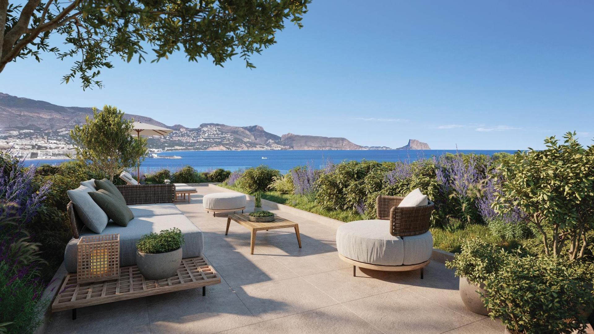 NE1300A - Penthouse for sale in Albir