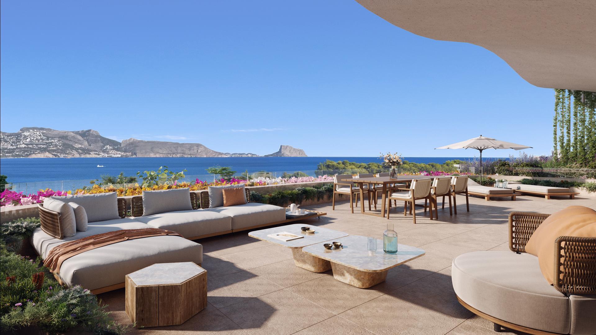 NE1300A - Penthouse for sale in Albir