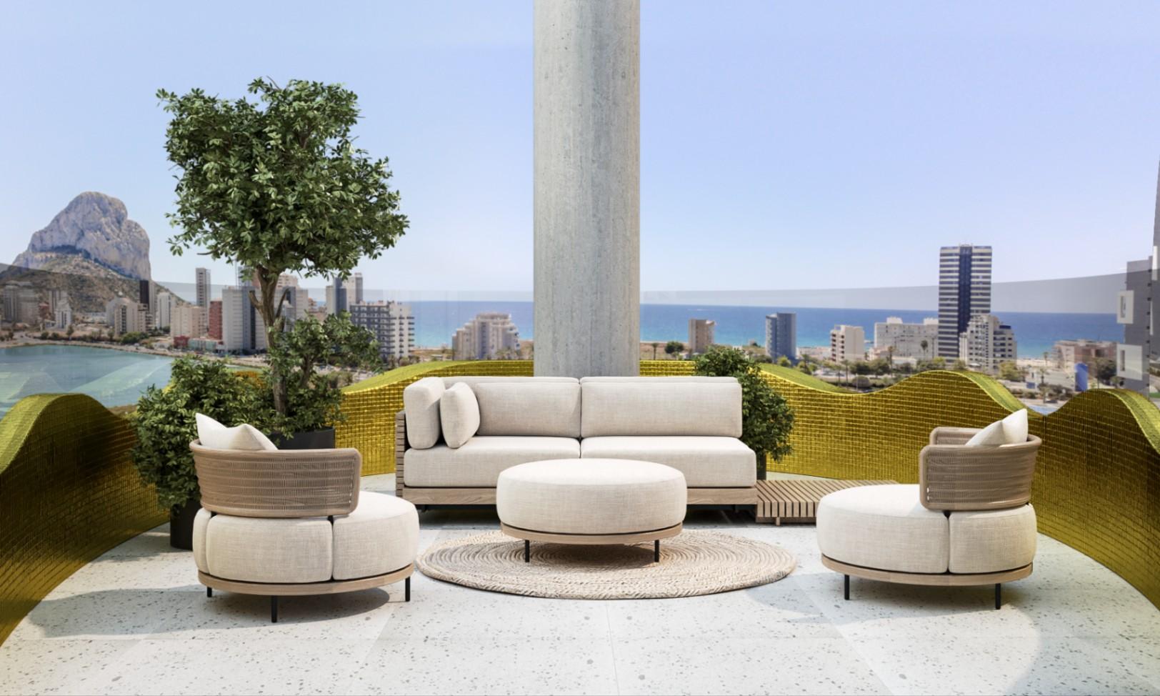 NE1307A - Penthouse til salgs i Calpe