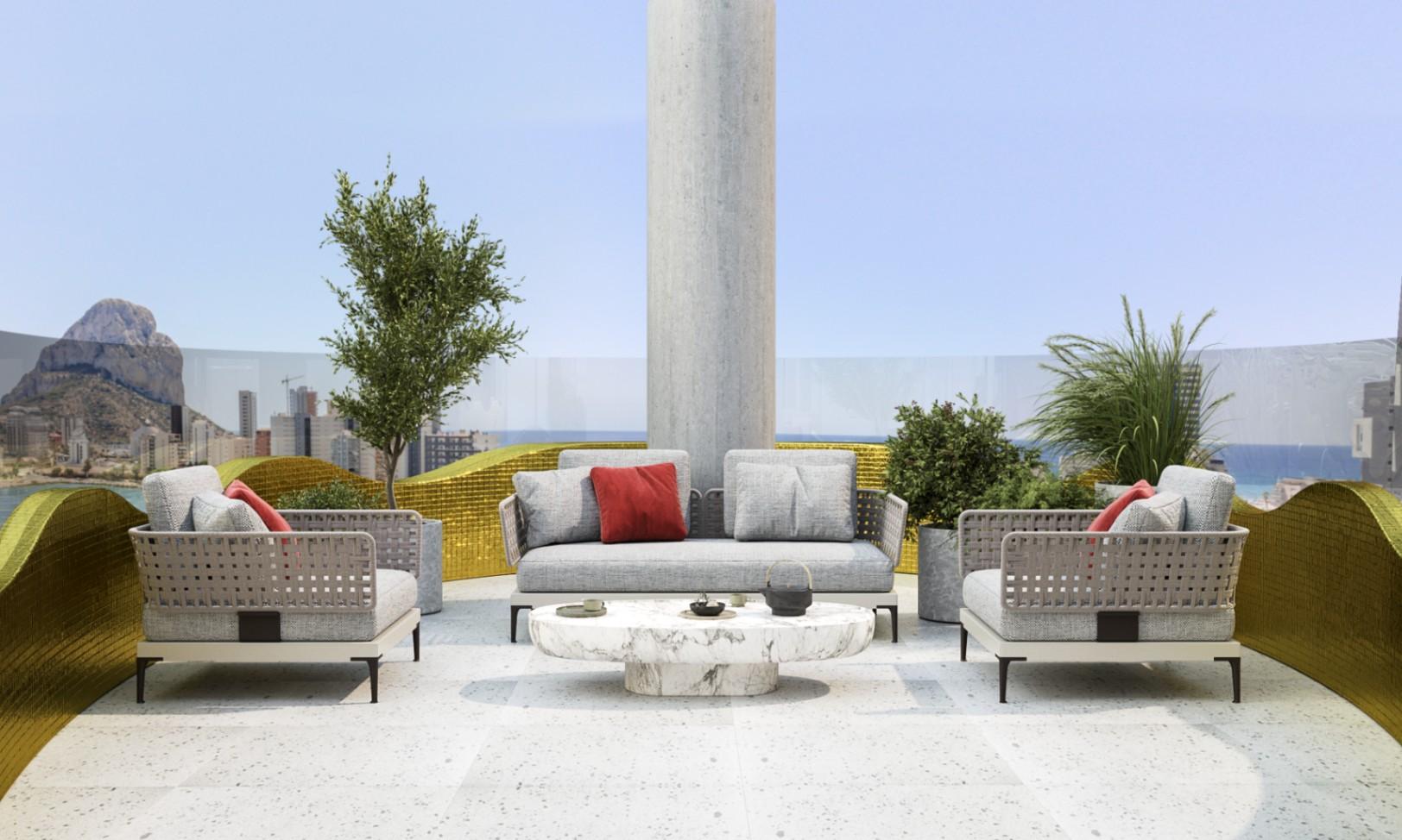 NE1307A - Penthouse til salgs i Calpe