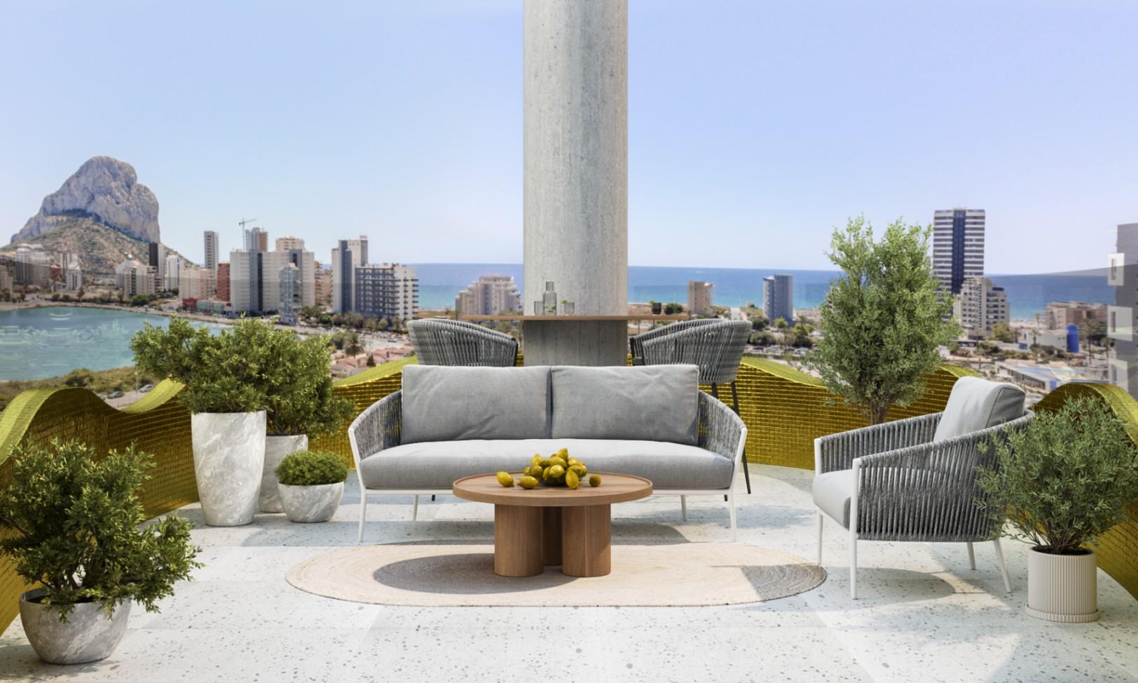 NE1307A - Penthouse til salgs i Calpe