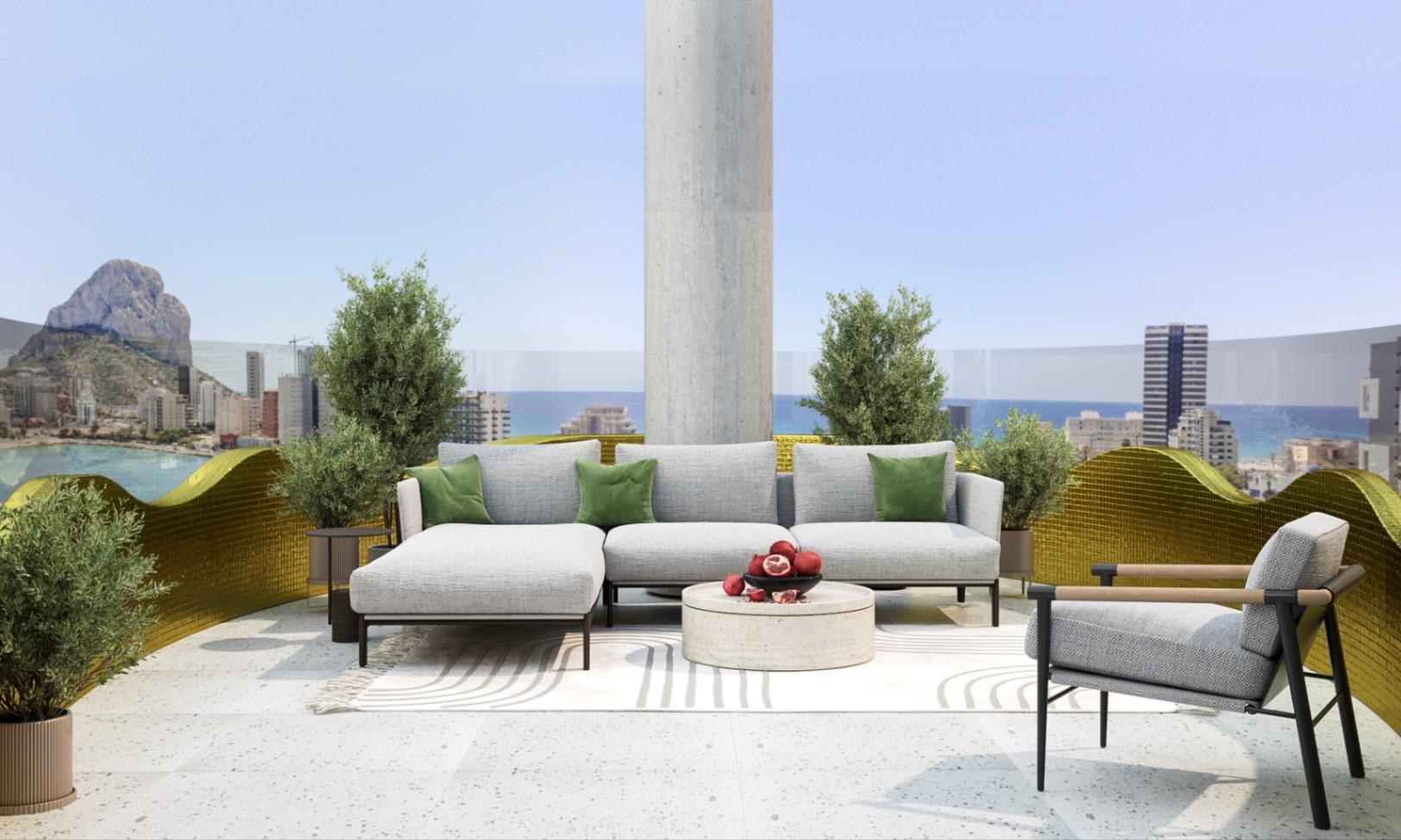 NE1307A - Penthouse til salgs i Calpe