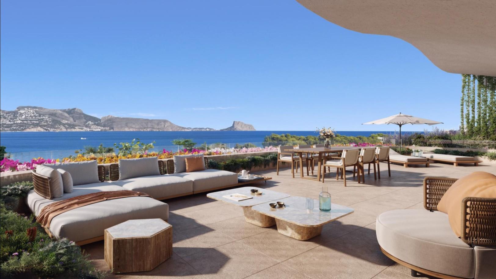 Luxury new-build apartments with sea views in Albir, Alicante