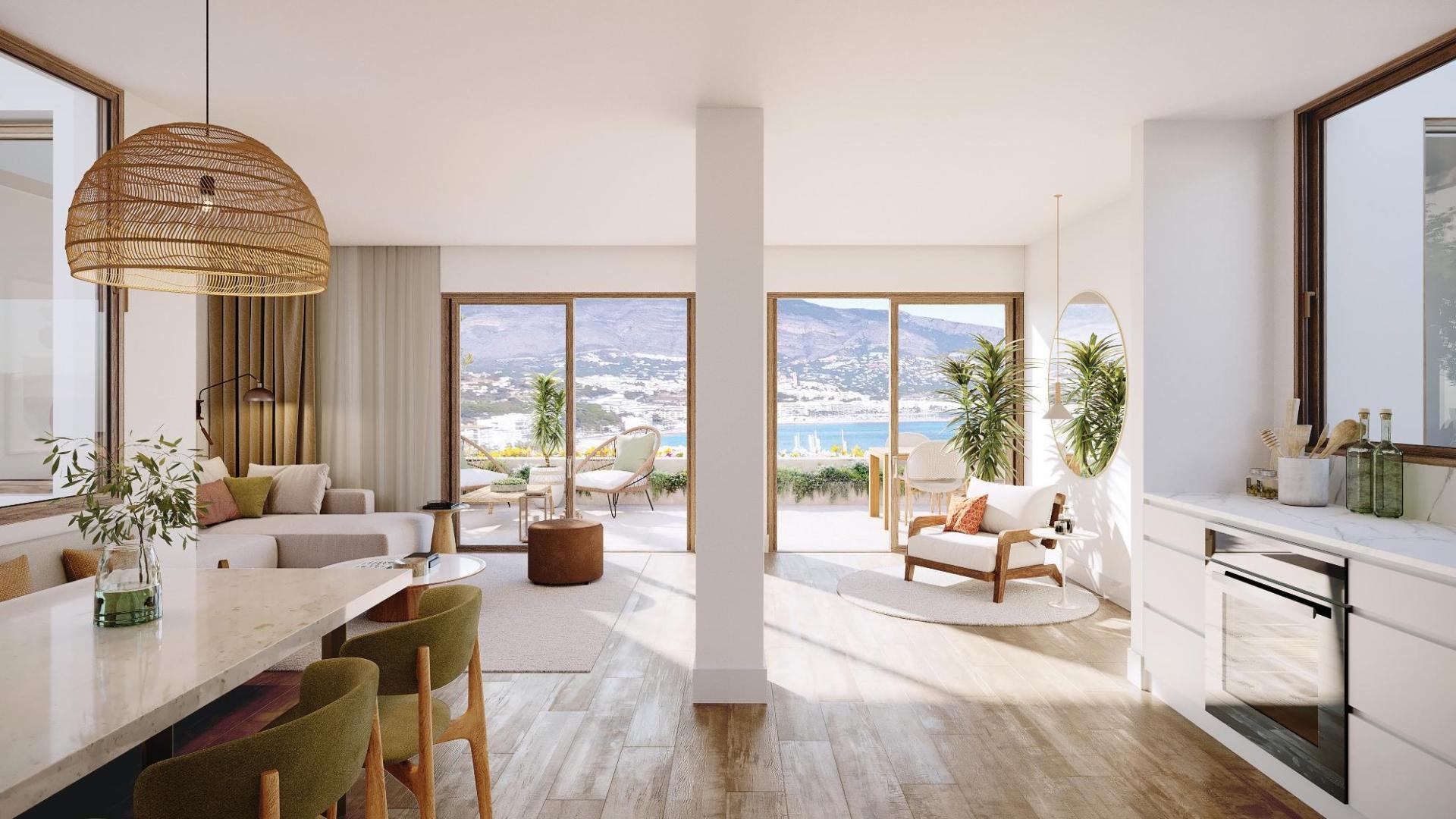 Luxury new-build apartments with sea views in Albir, Alicante
