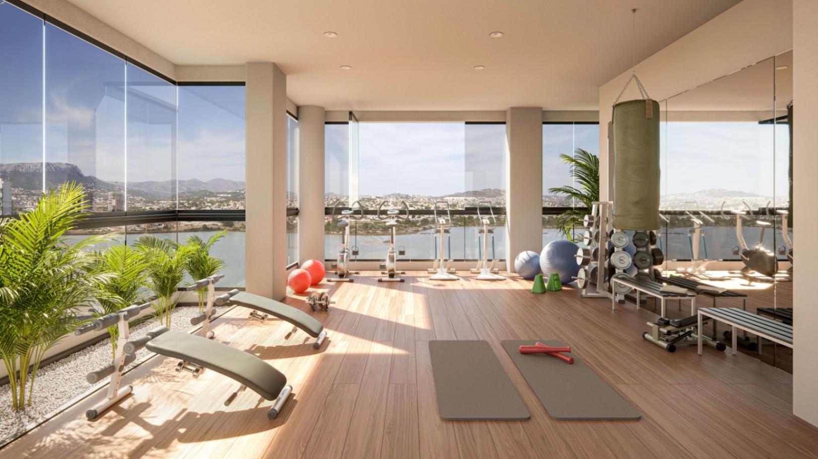 New-build apartment with sea views in Calpe, Alicante