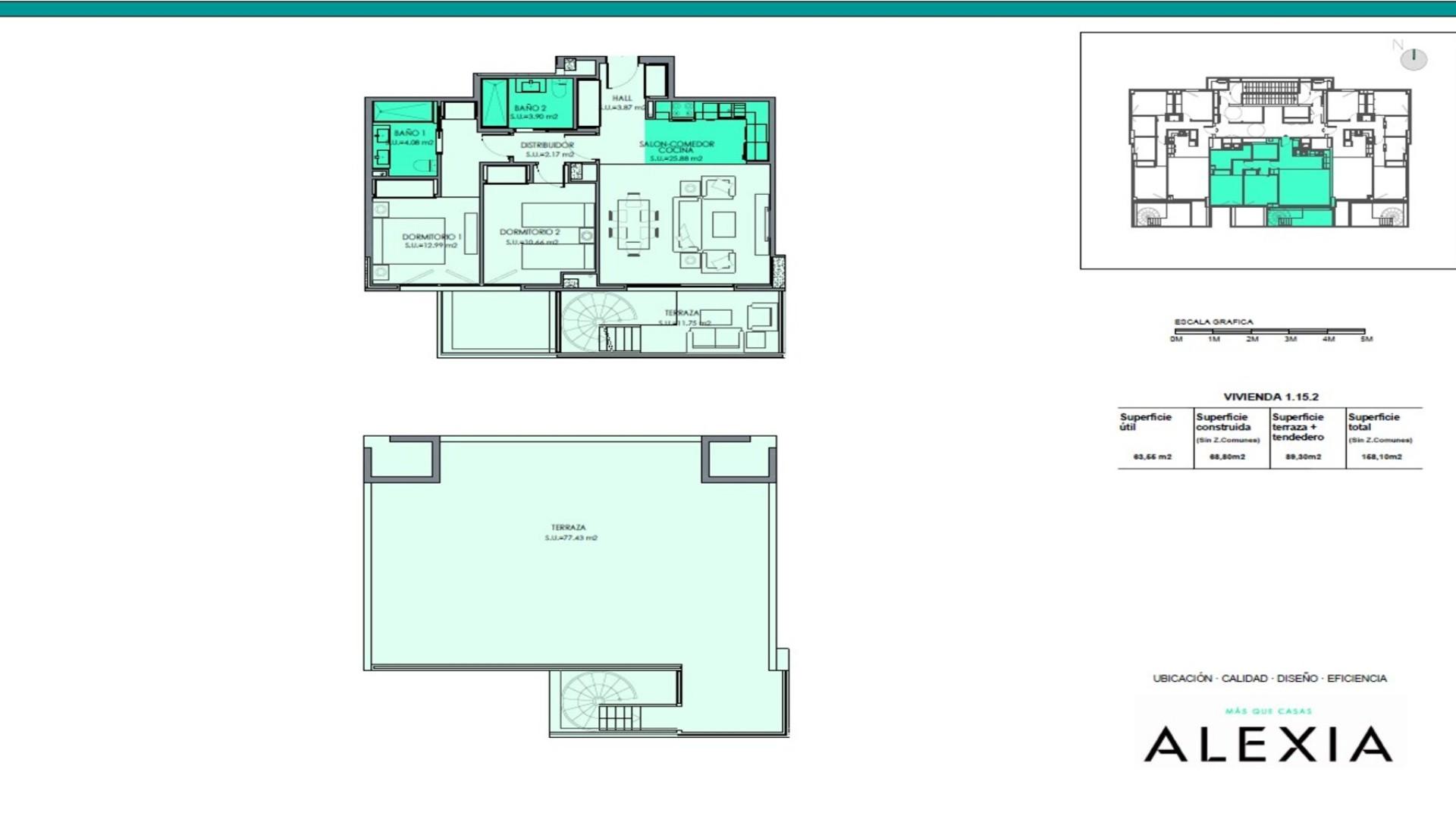 Penthouse to sale in Calpe