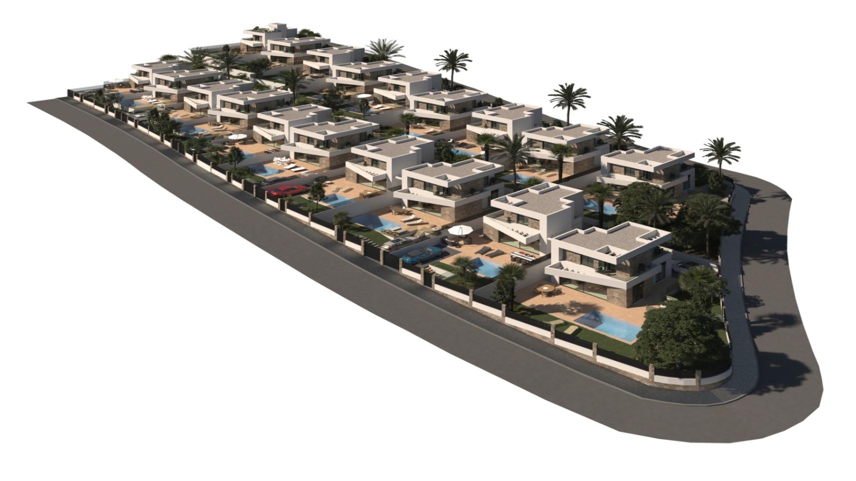 Villa with sea and montain view for sale in Finestrat