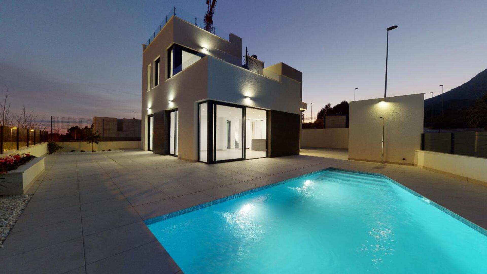 NE1377V - New construction Villa in Polop