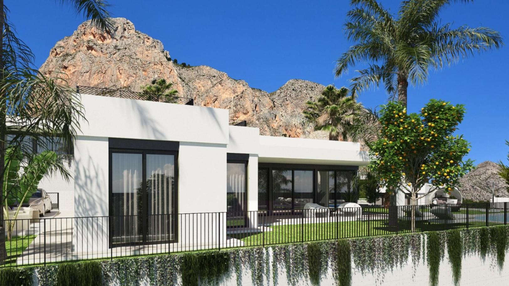 NE1401V - Newbuild Villa for sale in Polop Hills