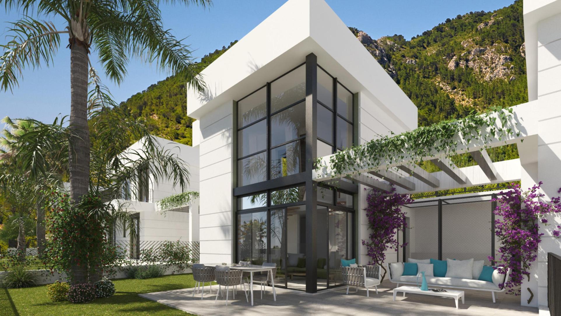 NE1401V - Newbuild Villa for sale in Polop Hills