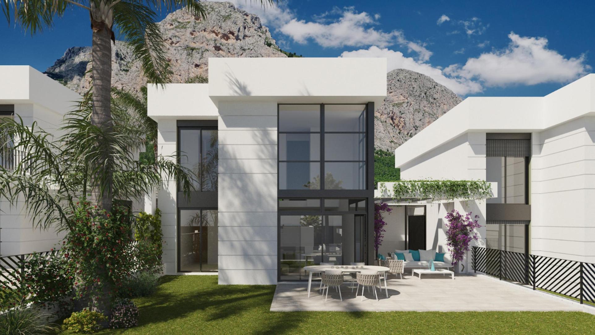 NE1401V - Newbuild Villa for sale in Polop Hills