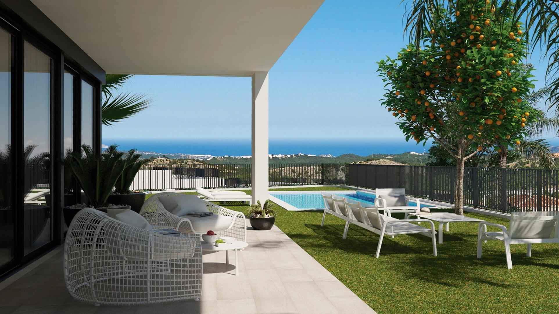 NE1401V - Newbuild Villa for sale in Polop Hills