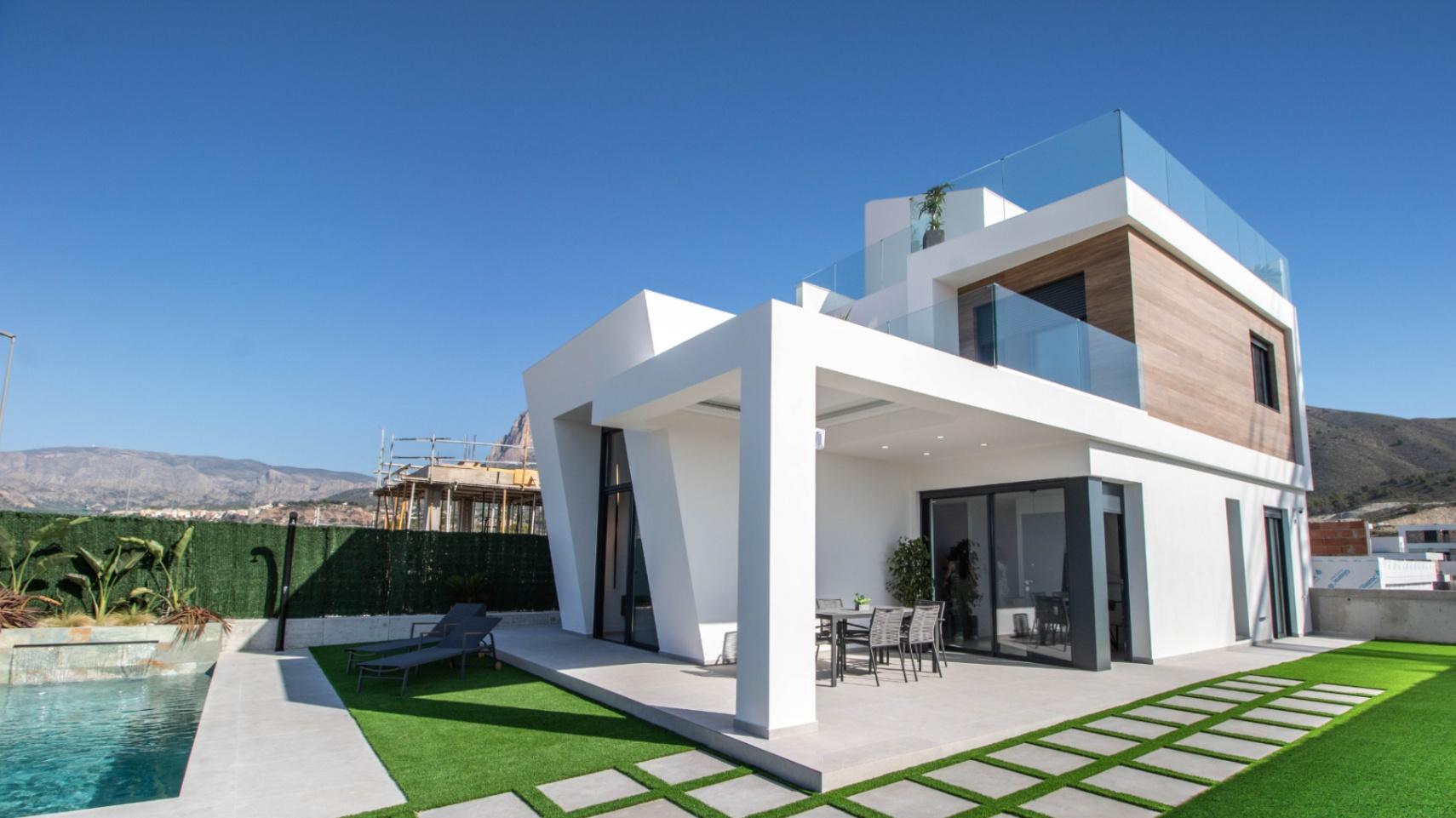 Newbuild Villa for sale near Golfcourse in Finestrat