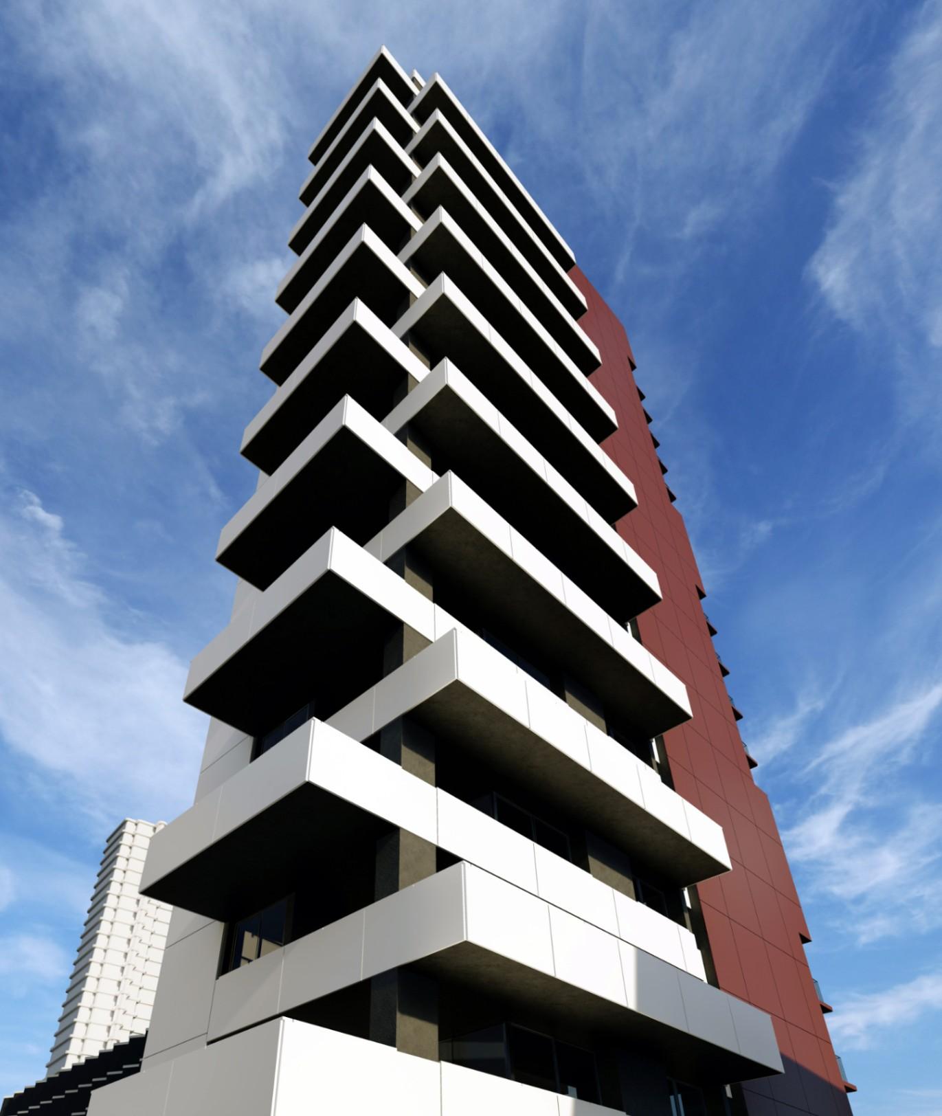 Newbuild apartments in Benidorm next to the Beach