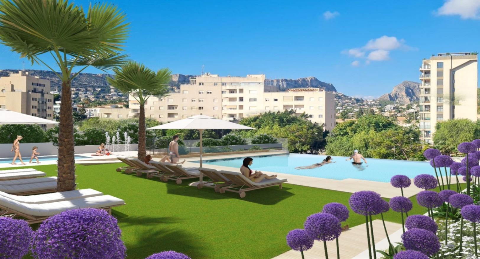 NE1409A - New build apartments with sea view for sale in Calpe