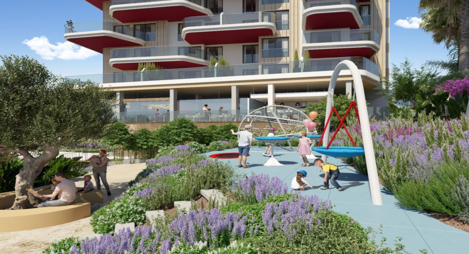 NE1409A - New build apartments with sea view for sale in Calpe