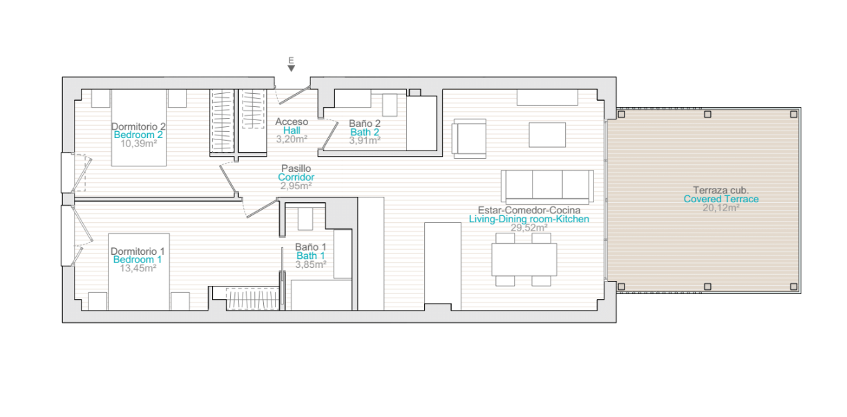 Newbuild apartment for sale in Denia