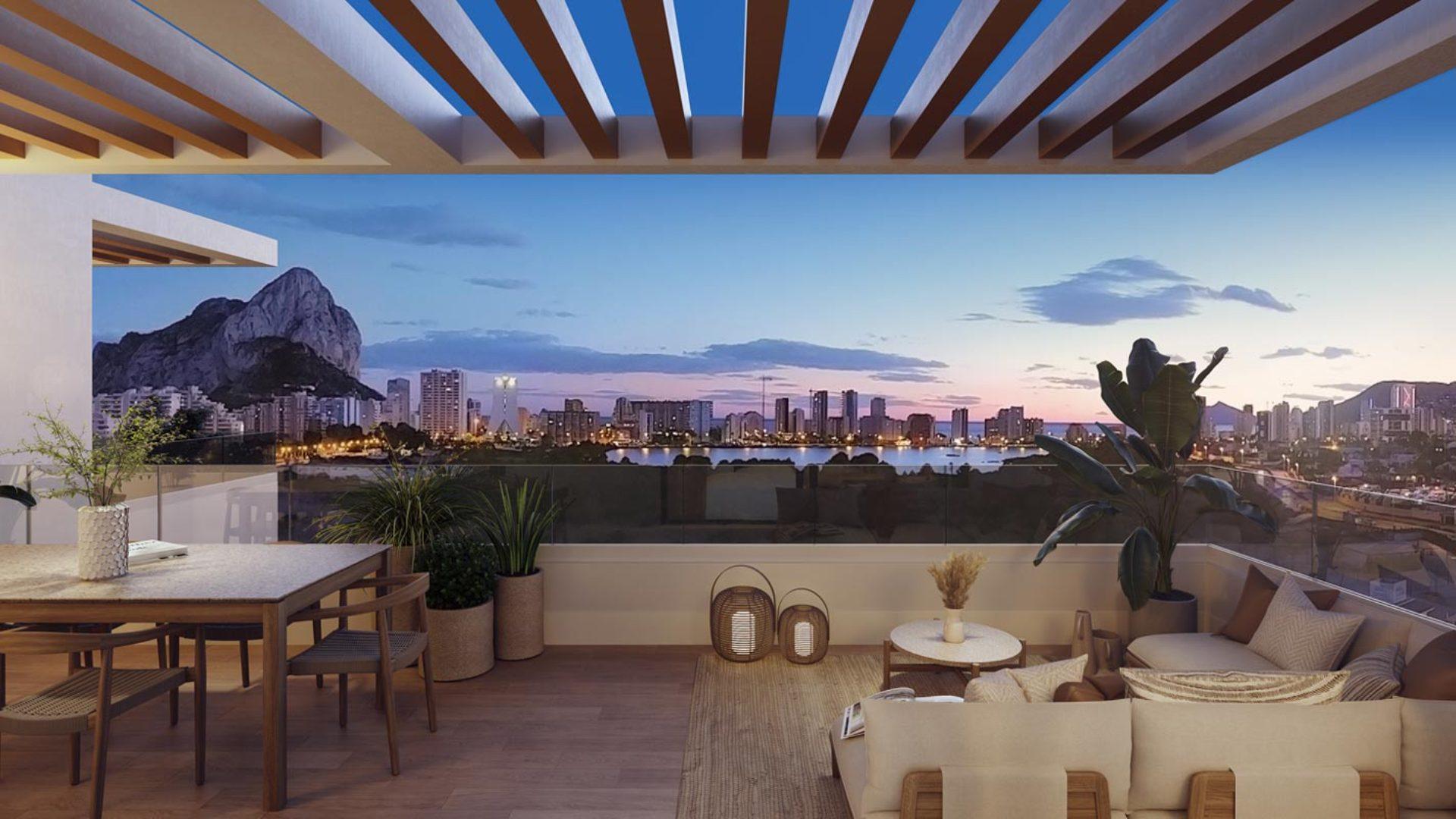 New build apartment in Calpe
