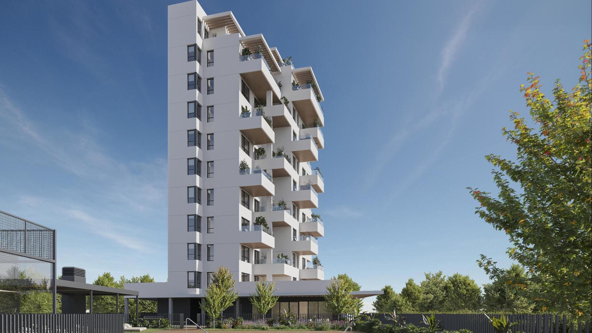 New build apartment in Calpe