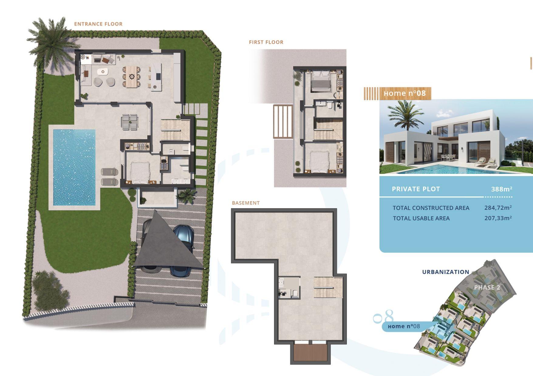 NE1489V - New Build Villas in Alfaz del Pi