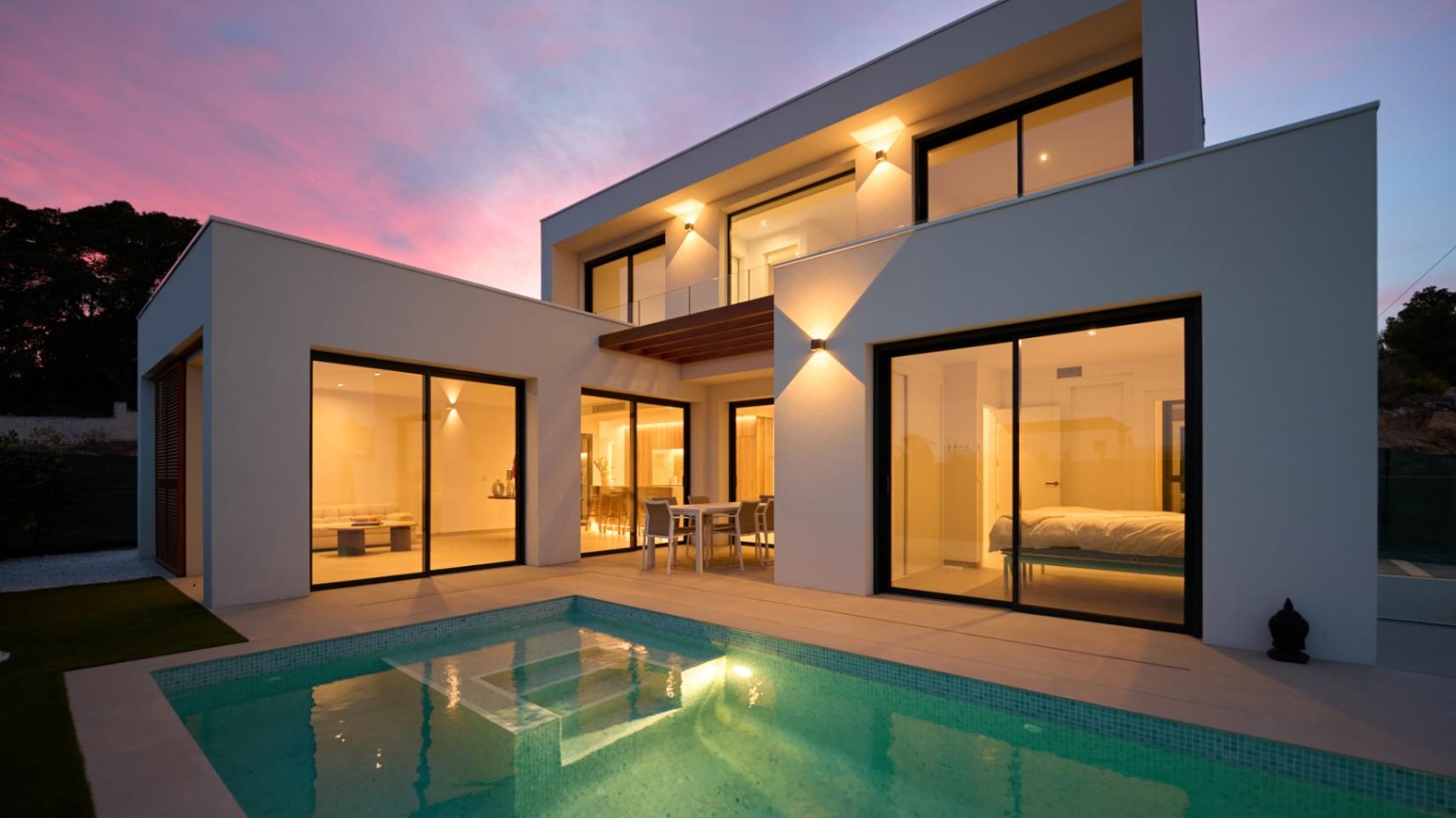 NE1489V - New Build Villas in Alfaz del Pi