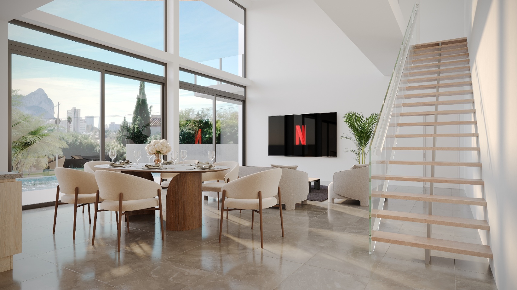 NE1495V - Elegant Villa in the Heart of Calpe Pueblo