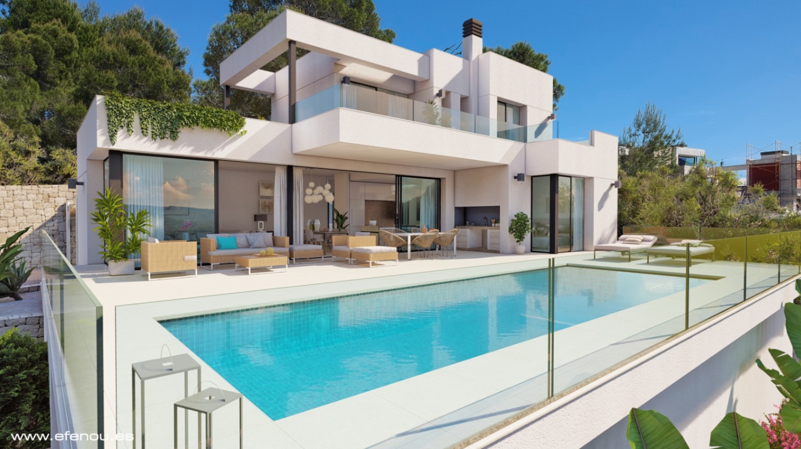 NE1497V - Elegant Mountain View Villa in Prime Location