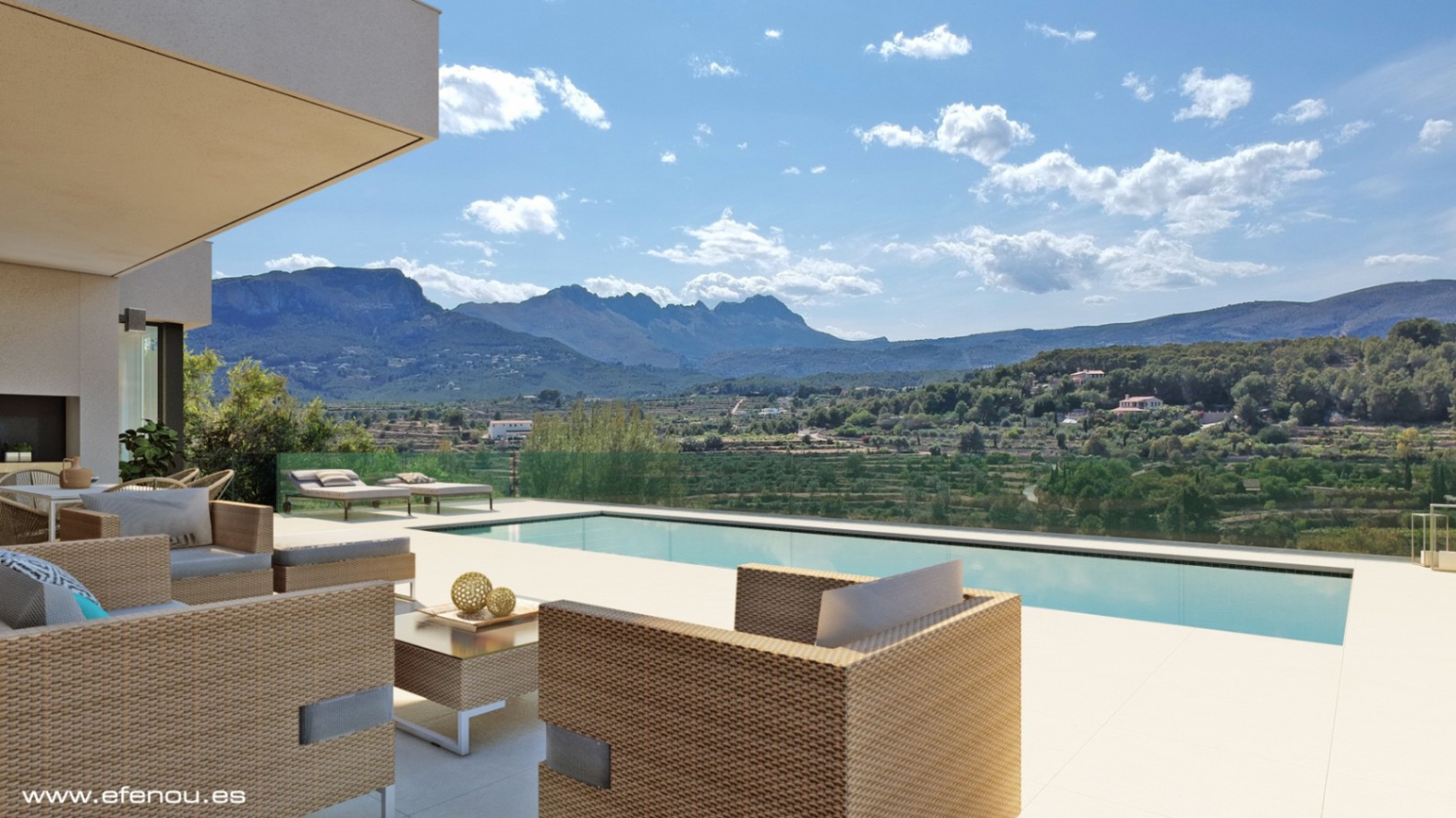NE1497V - Elegant Mountain View Villa in Prime Location