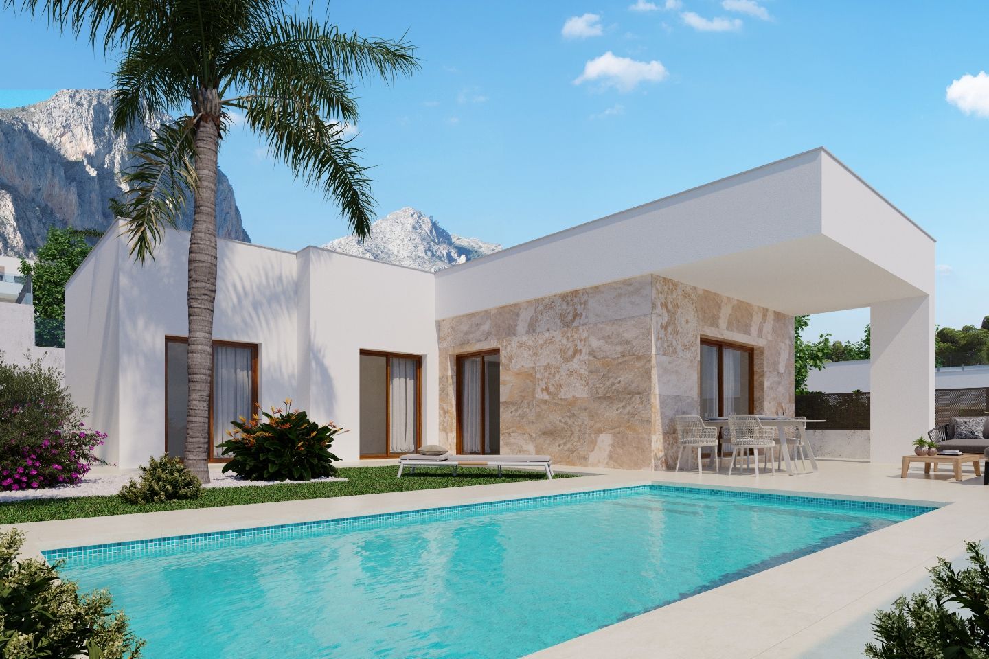 NE1503V - Nieuwe Luxe Villa's in Monte Ponoig Polop