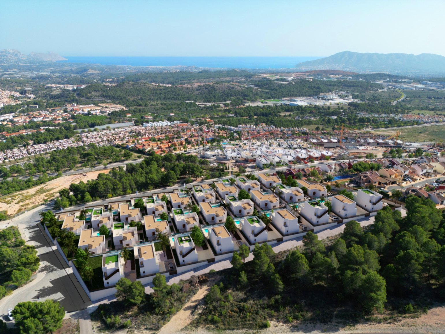 NE1503V - Nieuwe Luxe Villa's in Monte Ponoig Polop