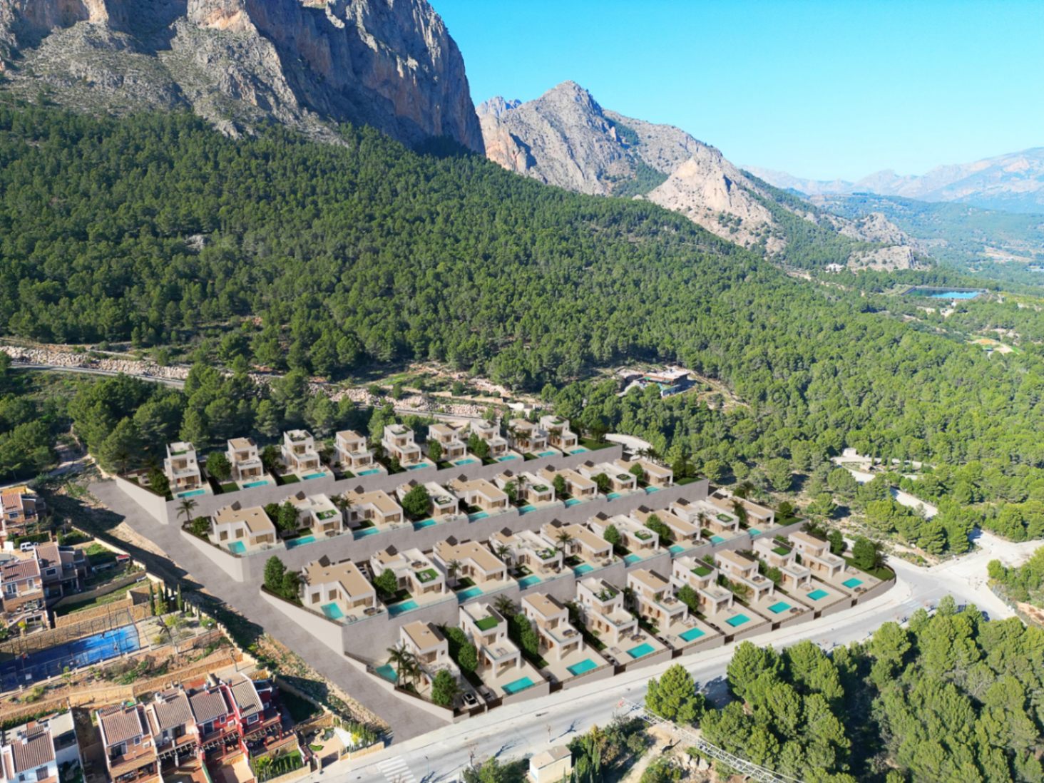 NE1503V - Nieuwe Luxe Villa's in Monte Ponoig Polop