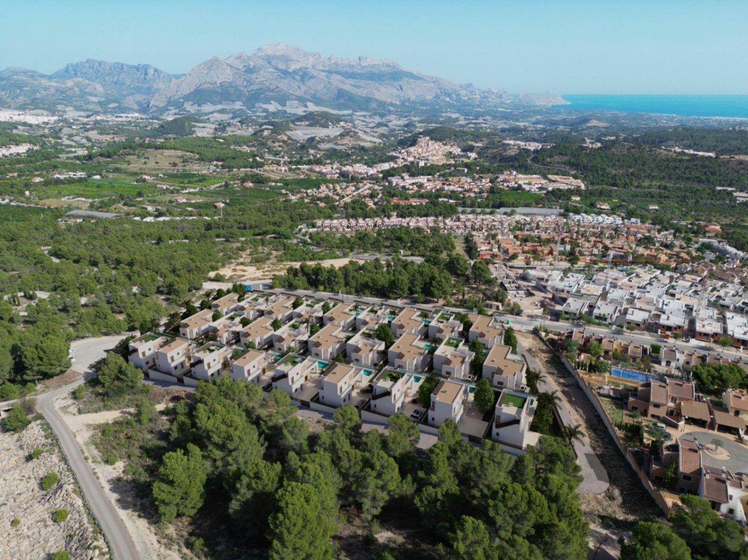 NE1503V - Nieuwe Luxe Villa's in Monte Ponoig Polop