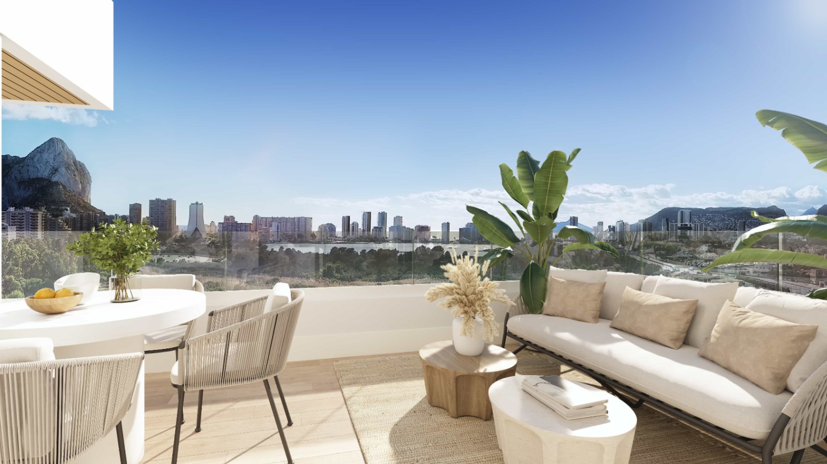 NE1504A - Penthouse for Sale in Calpe: 3 Bedrooms, 3 Bathrooms