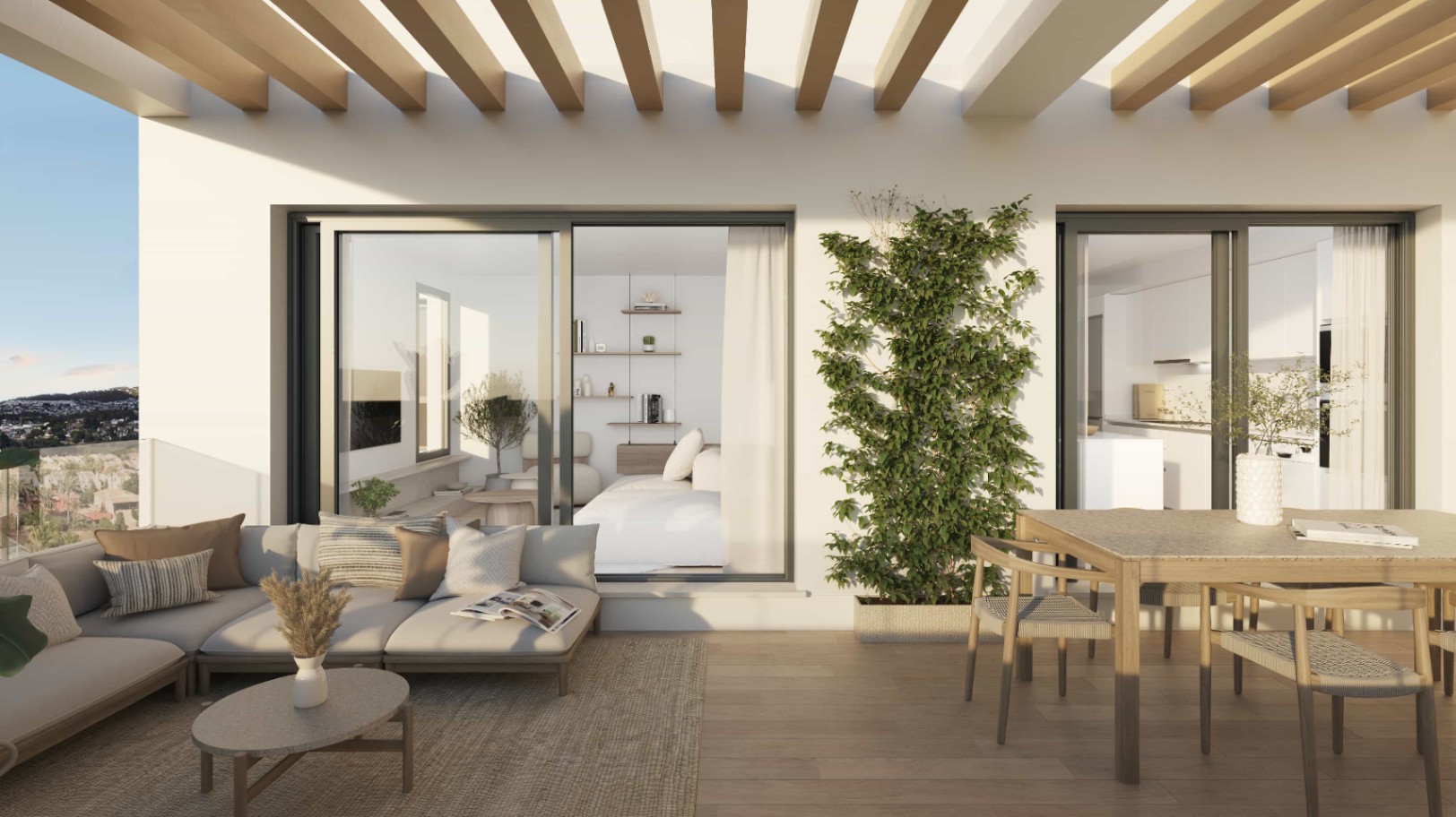 NE1504A - Penthouse for Sale in Calpe: 3 Bedrooms, 3 Bathrooms